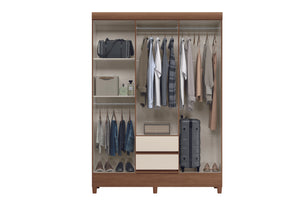 Ropero 6 puertas Off White