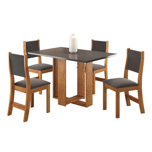 Juego de comedor 4 puestos MILAN