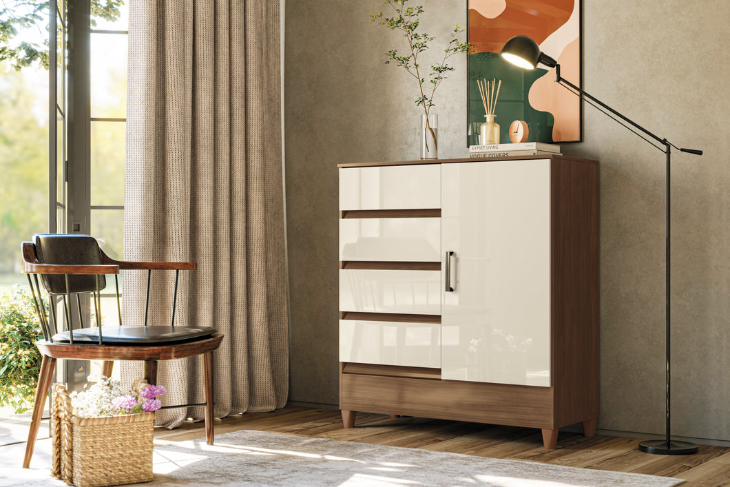 Cómoda FIT  4 gavetas 1 puerta