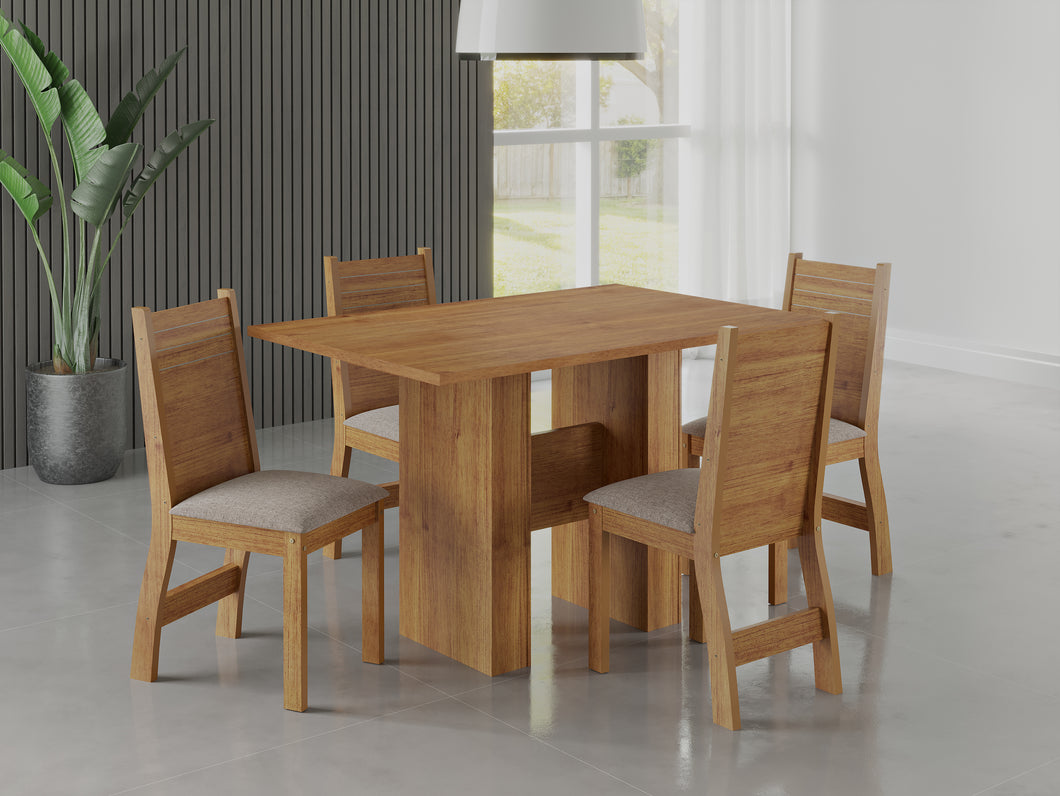 Juego de comedor 4 puestos QUICK