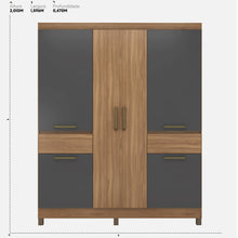 Cargar imagen en el visor de la galería, Ropero 6 puertas MAUÁ
