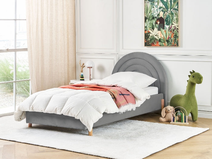 Cama twin tapizada Carlet