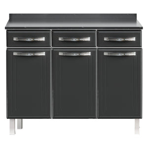 Mueble Gavetero de cocina 3 puertas 3 Gavetas Esmeralda