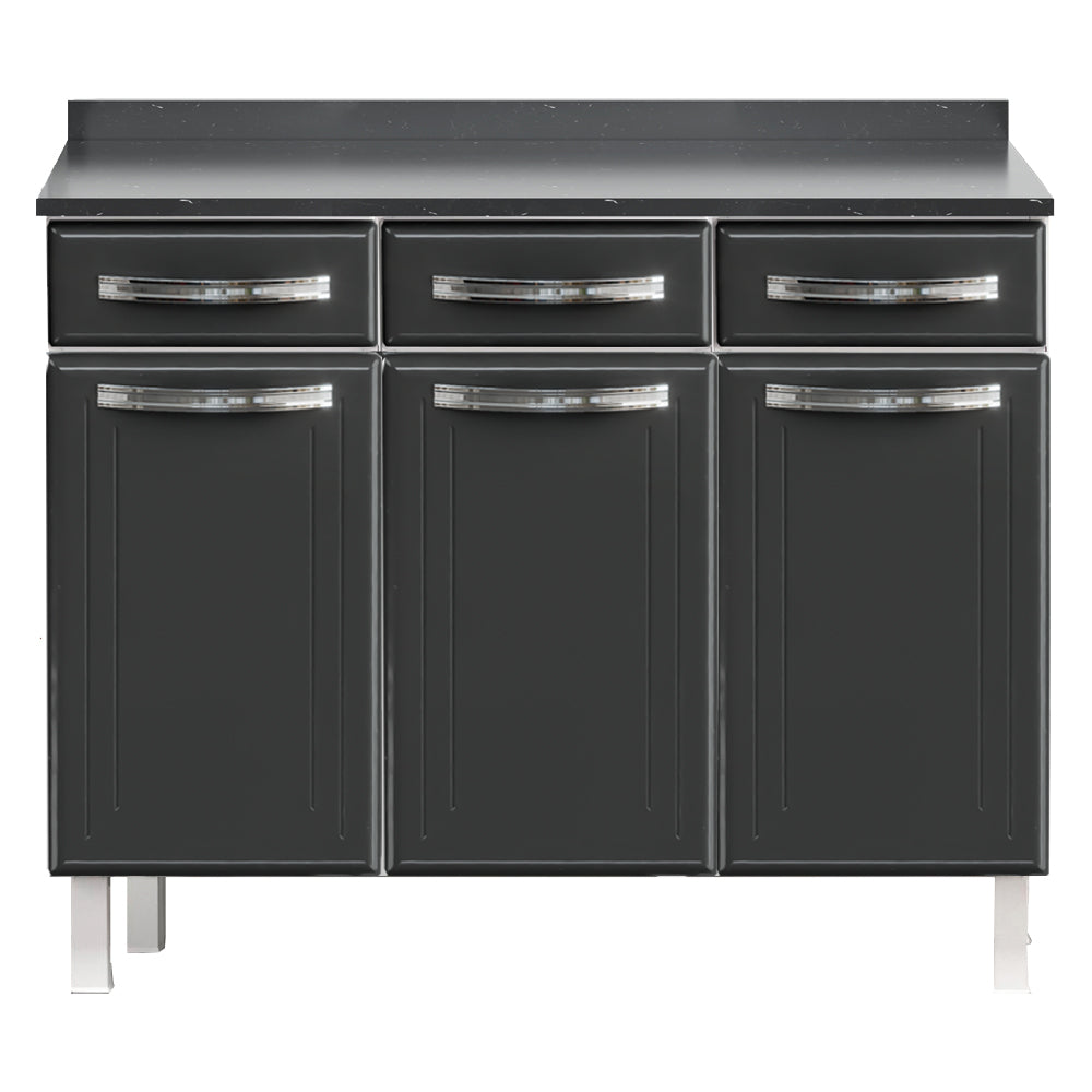 Mueble Gavetero de cocina 3 puertas 3 Gavetas Esmeralda
